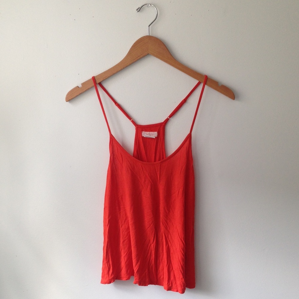 Orange tank top